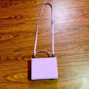 BRANDON BLACKWOOD light purple purse